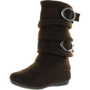 Static Footwear Bank-21K Brown ChildG boots 4 NEW